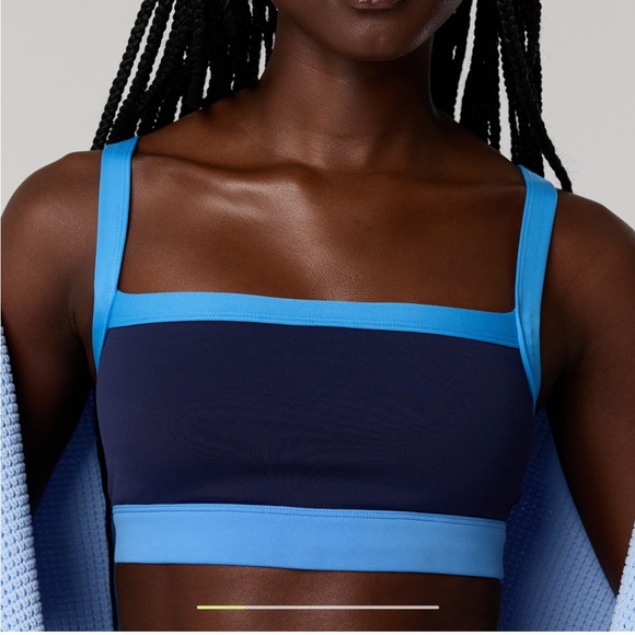 Aerie colorblock bra blue medium or large